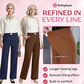 ⏳Nur für kurze Zeit: 50 % Rabatt⏰Perfekt fallende Stretch-Hose mit hoher Leibhöhe und elastischem Bund👖