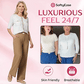 ⏳Nur für kurze Zeit: 50 % Rabatt⏰Perfekt fallende Stretch-Hose mit hoher Leibhöhe und elastischem Bund👖