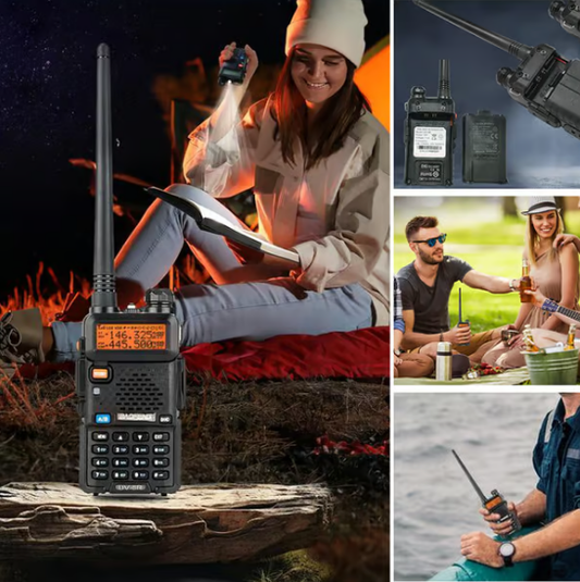 🔥מבצע חם 50% הנחה🔥📡 UV-5R Ham Radio Long Range UV5R רדיו דו כיווני מכשיר קשר