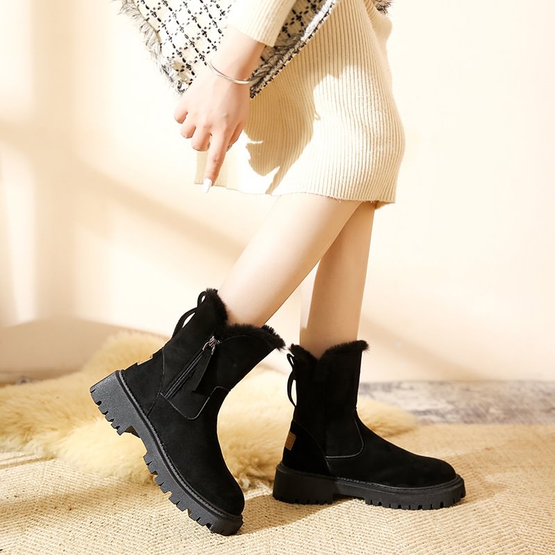 ❄️Damen-Winter-Fleece-Schneestiefel⚡Neu eingetroffen Sale-50 % Rabatt