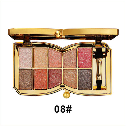 ⏰💖Nur noch 2 Tage: 1+1 gratis! 10-Farben Diamant-Lidschattenpalette – Glitzer & Glow für jeden Look! ✨