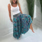 🌸Was soll ich morgen anziehen?💥Hose mit elastischem Bund und ethnischem Muster