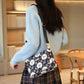 תיק Crossbody מודפס עם ריבוי כיסים לנשים