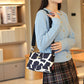 תיק Crossbody מודפס עם ריבוי כיסים לנשים