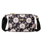 תיק Crossbody מודפס עם ריבוי כיסים לנשים