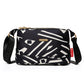 תיק Crossbody מודפס עם ריבוי כיסים לנשים