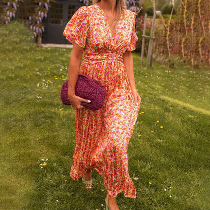 🌻Zeitlich begrenzt 50% RABATT🌻Süßes Vintage-Blumenkleid für Damen