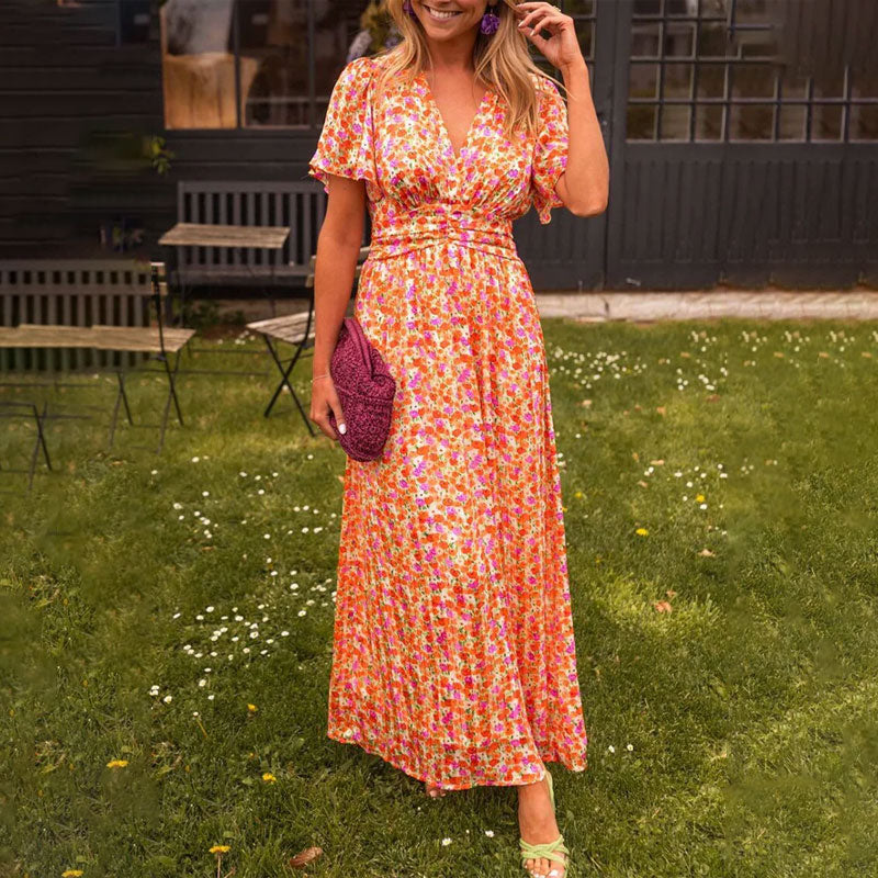 🌻Zeitlich begrenzt 50% RABATT🌻Süßes Vintage-Blumenkleid für Damen