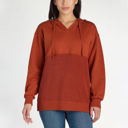 Einzigartiger und schicker Patchwork-Hoodie für Damen