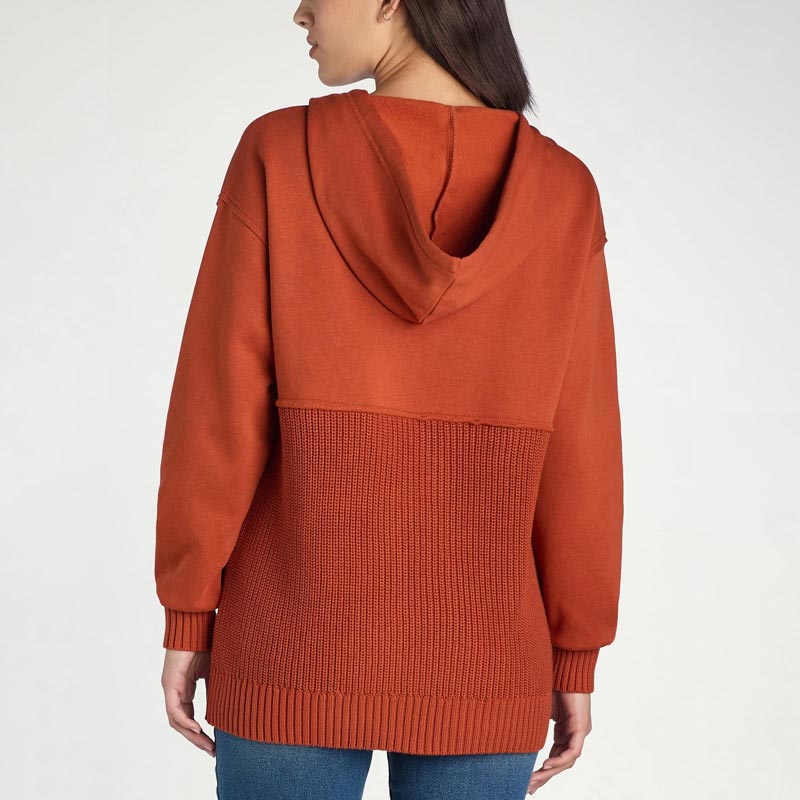 Einzigartiger und schicker Patchwork-Hoodie für Damen