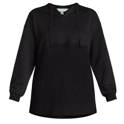 Einzigartiger und schicker Patchwork-Hoodie für Damen
