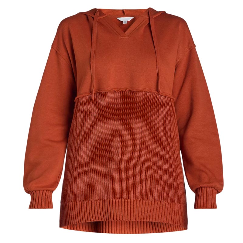 Einzigartiger und schicker Patchwork-Hoodie für Damen