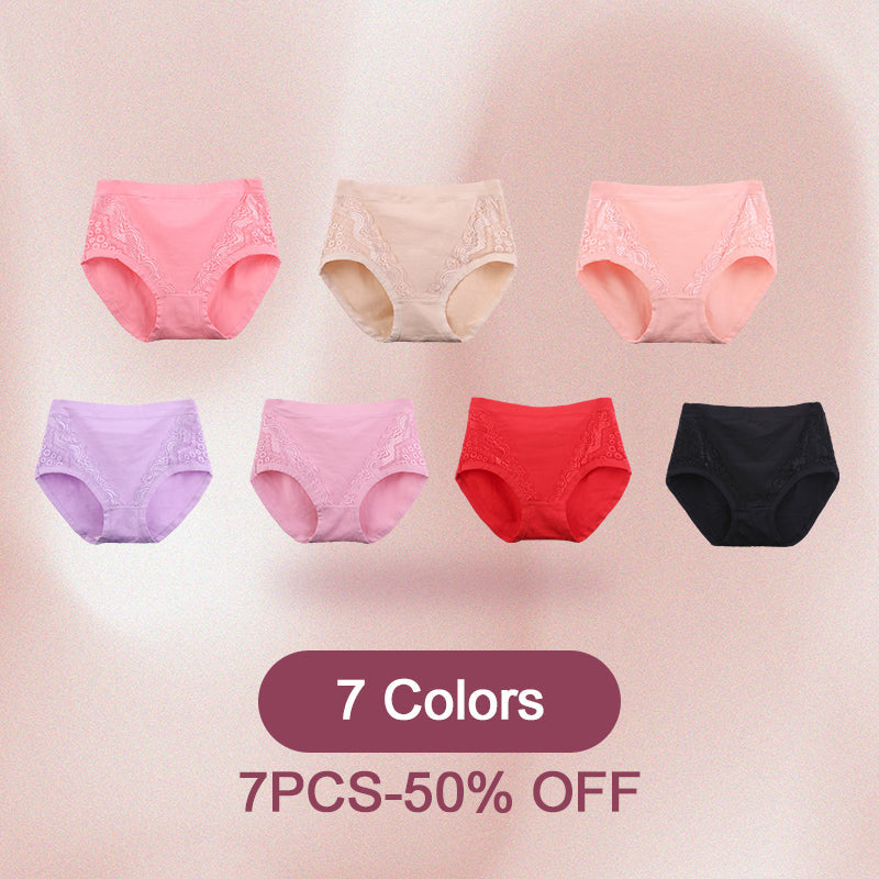 🔥50% Rabatt💟Plus Größe hohe Taille auslaufsicher Baumwolle Höschen