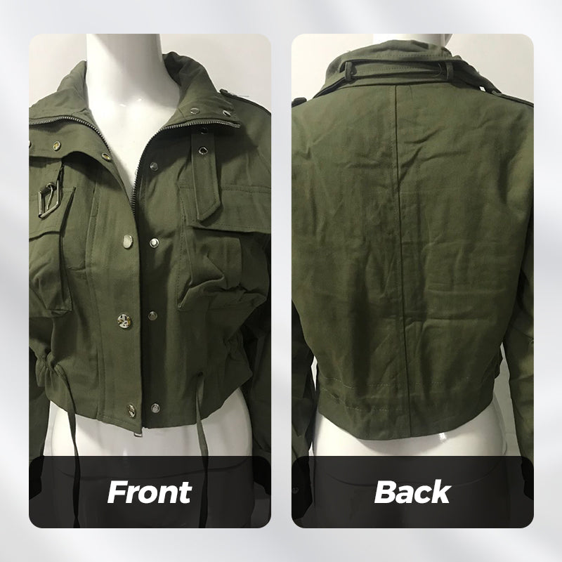 🧥✨ Damen Bikerjacke – Kurze Jacke, Modern & Vielseitig für den Alltag
