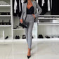 🔥HOT SALE 50% RABATT🔥 Damen-Doppelreihiger Blazer & Maßgeschneiderte Hosen-Kombination
