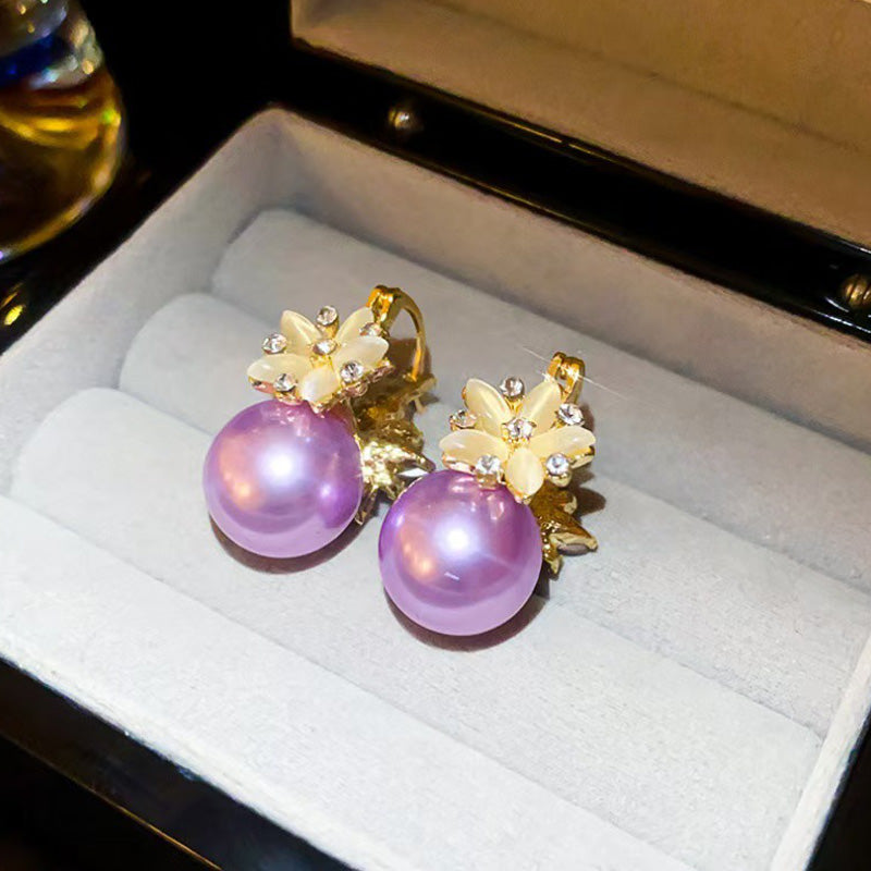 🔥Black-Friday-Mega-Angebot – 50 % Rabatt!🔥Zarte Blüten-Perlenohrringe 🍒