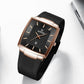 🔥Black-Friday-Mega-Angebot – 50 % Rabatt!🔥Herren Quarzarmbanduhr mit eckigem Mesh-Armband, ultraflach
