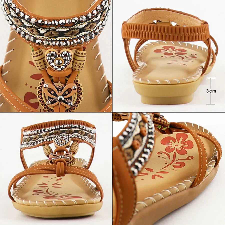 🔥 Sommer-Super-Sale: Jetzt 25€ sparen! 🌸2025 Trend-Sandalen im Boho-Chic