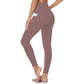 Figurformende High-Waist-Trainingsleggings zur Po-Lifting und Bauchweg mit Seitentasche