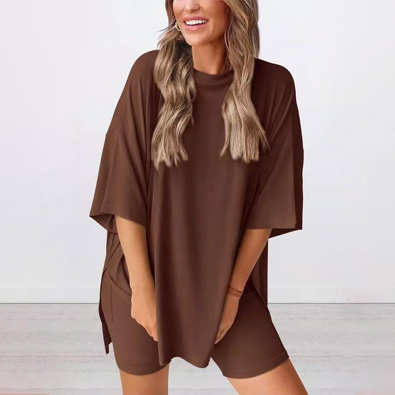 🌙Sommerangebot 50 % Rabatt💞 Bequemes, lockeres Zweiteiler-Set für Damen