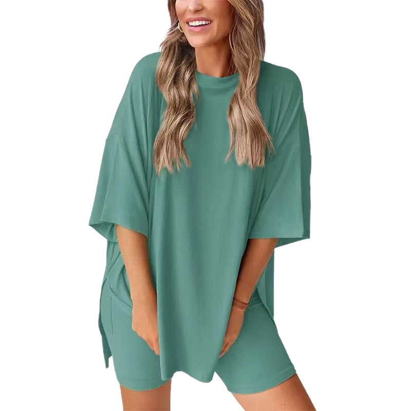 🌙Sommerangebot 50 % Rabatt💞 Bequemes, lockeres Zweiteiler-Set für Damen