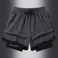 Laufshorts für Damen & Herren – mit integrierter Kompressionshose, schnell trocknend & leicht – ideal für Training & warme Tage🏃‍♀️🏃‍♂️💨