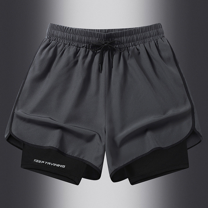Laufshorts für Damen & Herren – mit integrierter Kompressionshose, schnell trocknend & leicht – ideal für Training & warme Tage🏃‍♀️🏃‍♂️💨