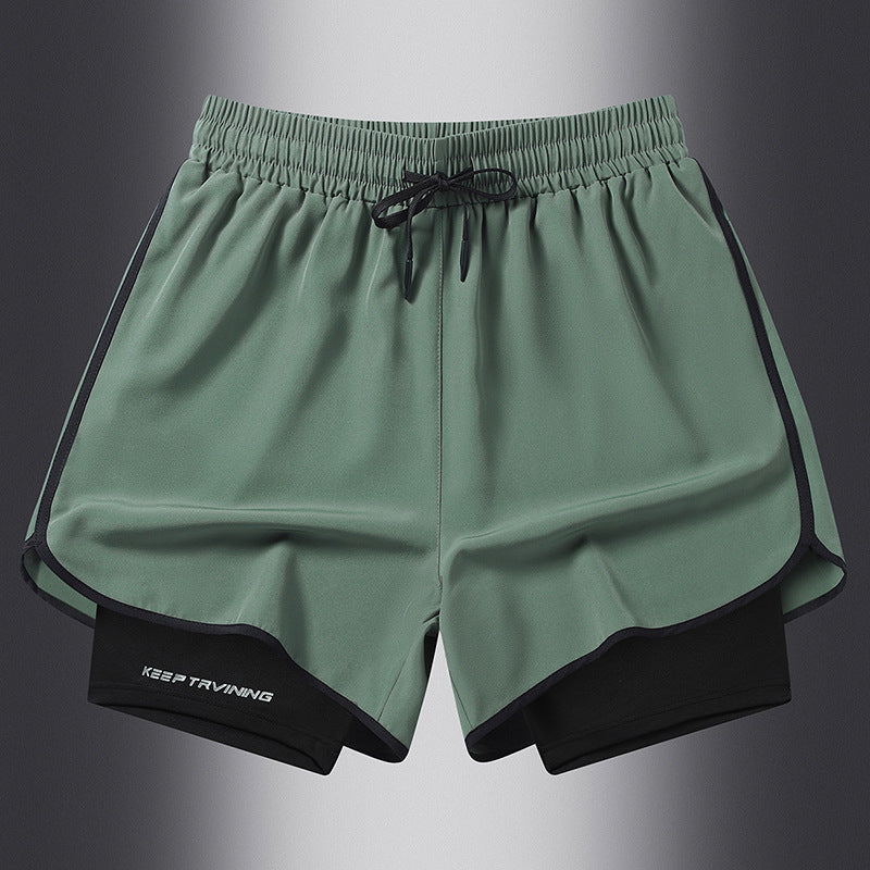 Laufshorts für Damen & Herren – mit integrierter Kompressionshose, schnell trocknend & leicht – ideal für Training & warme Tage🏃‍♀️🏃‍♂️💨
