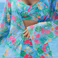 🏖️👙Modisches, mehrfarbig bedrucktes 3-teiliges Bikini-Badeanzug-Set für Damen
