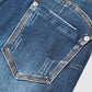 Zerrissene Capri-Jeans mit Rollsaum – lässig, bequem & vielseitig – ideal für Frühling & Sommer