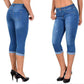 Zerrissene Capri-Jeans mit Rollsaum – lässig, bequem & vielseitig – ideal für Frühling & Sommer