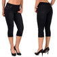 Zerrissene Capri-Jeans mit Rollsaum – lässig, bequem & vielseitig – ideal für Frühling & Sommer