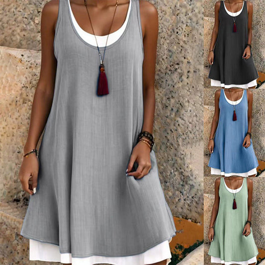 ✨Neu! Sommerliches Layering-Kleid ohne Träger - 🔥Jetzt 49% sparen!