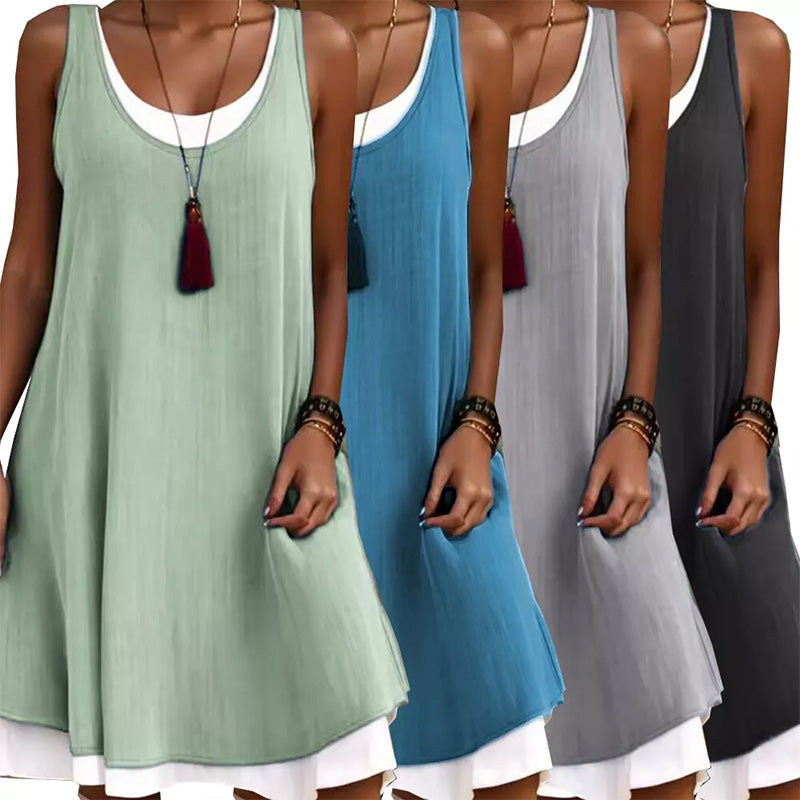 ✨Neu! Sommerliches Layering-Kleid ohne Träger - 🔥Jetzt 49% sparen!