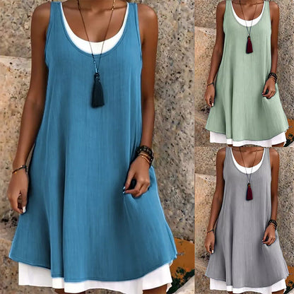 ✨Neu! Sommerliches Layering-Kleid ohne Träger - 🔥Jetzt 49% sparen!