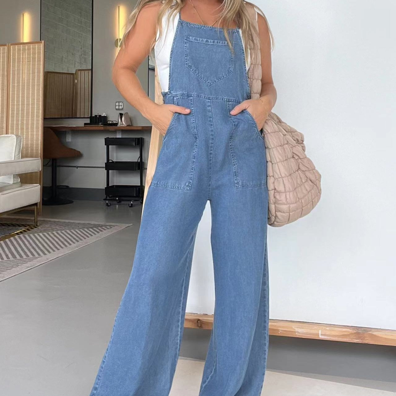 🔥 Sommer-Sale: 20€ sparen! Trendy Denim-Overall für Damen – lässig & bequem!