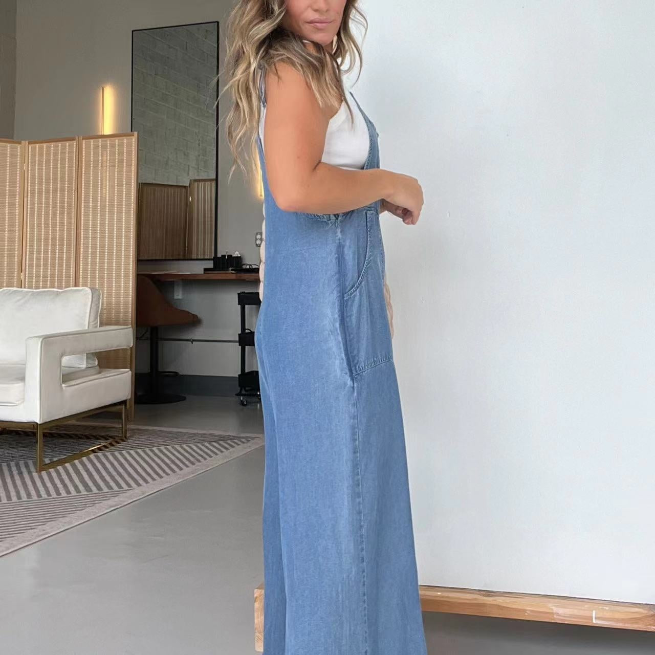 🔥 Sommer-Sale: 20€ sparen! Trendy Denim-Overall für Damen – lässig & bequem!