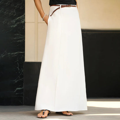 Retro A-Line Midirock – Hochtailliert mit Weitem Schwenk, Zeitloser Stil