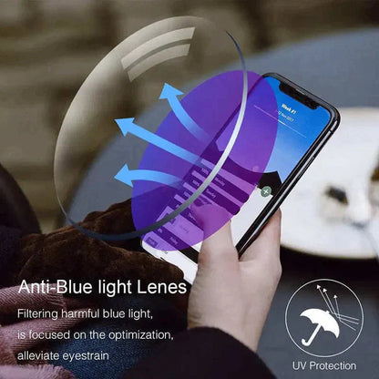 🎉Letzter Verkauf 50% RABATT💥Hohe Härte, Anti-Blaulicht-Lesebrille für den Nah- und Fernsicht