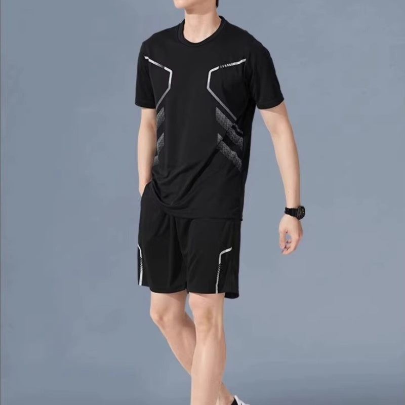 🔥🔥Schnelltrocknendes T-Shirt- und Shorts-Set für Herren