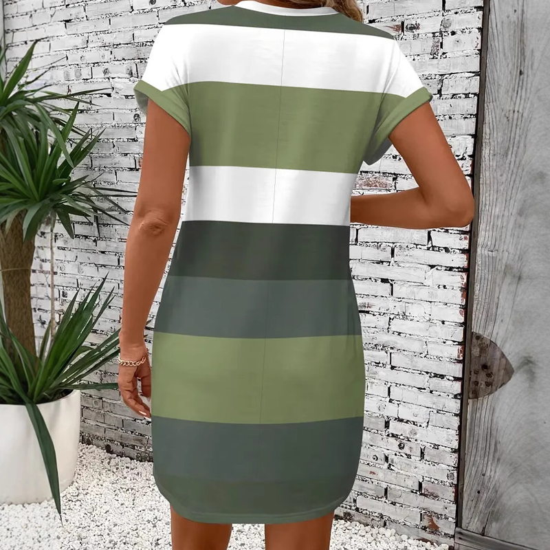 ⏳ Zeitlich begrenztes Angebot: Damen-Kleid mit Rundhalsausschnitt und Taschen für den Alltag