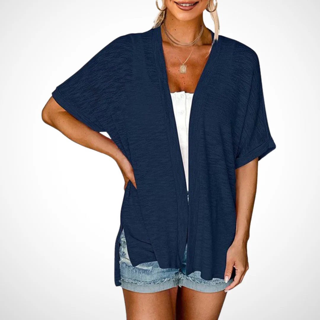 🌼 SOMMER-SONDERANGEBOT 50% RABATT! ✨Damen Freizeit-Oberhemd in einfarbigem Design – locker, leicht & vielseitig – ideal über Tops oder als leichte Jacke für Sommer & Alltag