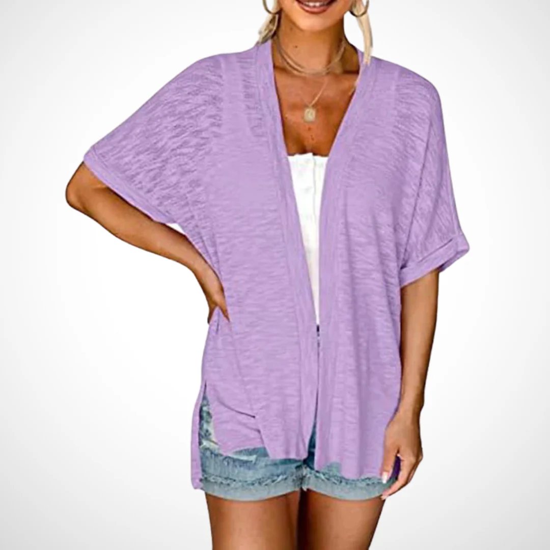 🌼 SOMMER-SONDERANGEBOT 50% RABATT! ✨Damen Freizeit-Oberhemd in einfarbigem Design – locker, leicht & vielseitig – ideal über Tops oder als leichte Jacke für Sommer & Alltag