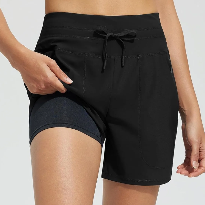 ⏳Begrenzte Zeit 50% Rabatt💥🌸Sportshorts für Damen mit Taschen🩳