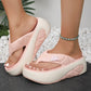 ☁️ Bequeme Damen Zehentrenner mit Plateausohle – Weiche EVA-Schuhe für Sommer – Federleichtes Laufgefühl für Strand & Stadt
