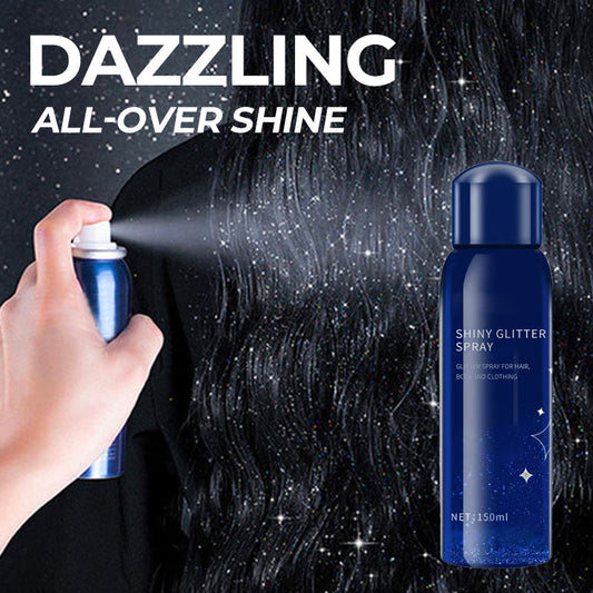 ✨🎪 Festival-taugliches BodyGlitzerspray: Langanhaltender Glanz (2er-Pack)