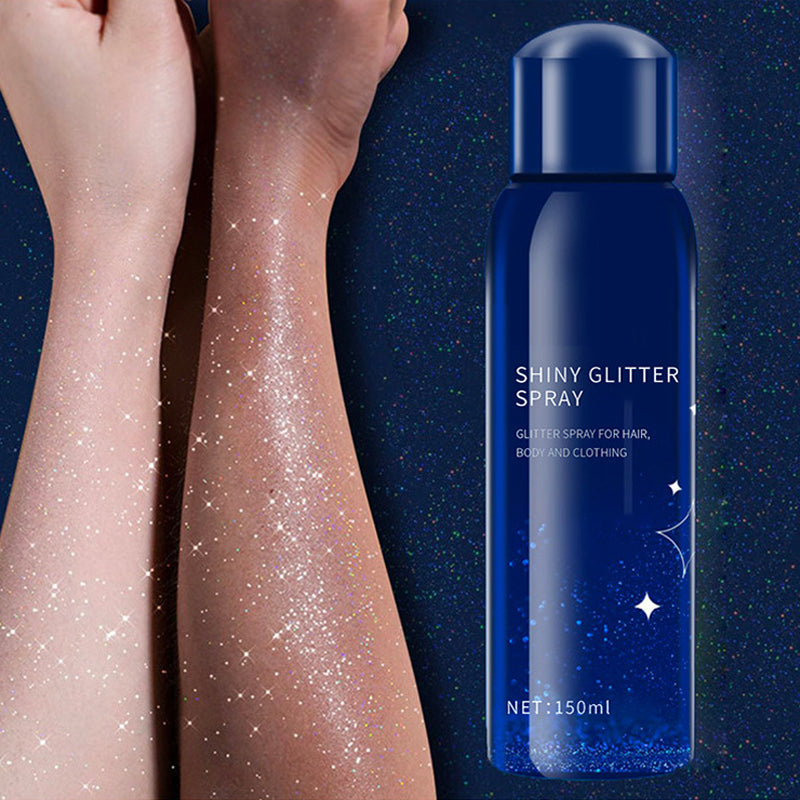 ✨🎪 Festival-taugliches BodyGlitzerspray: Langanhaltender Glanz (2er-Pack)