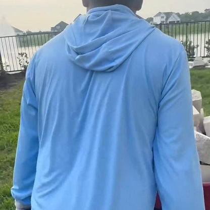 Leichter, schnelltrocknender UV-Schutz-Hoodie für Herren