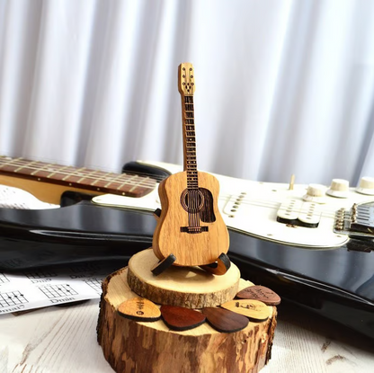 🎁Holzplektrum-Box für Akustikgitarre🎸