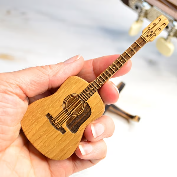 🎁Holzplektrum-Box für Akustikgitarre🎸